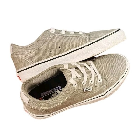 Vans Chukka Low Denim Gray Men's Size 6 VGC Lace-up Sneakers Tennis Shoes - Picture 1 of 9